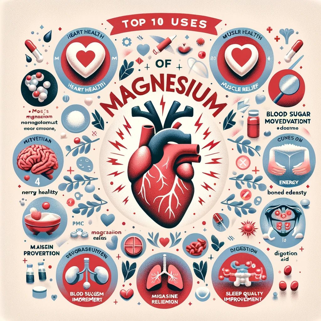 Top 10 Benefits and Uses of Magnesium - NutriNoche