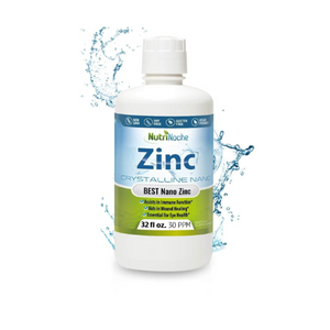 NutriNoche Liquid Zinc | 99.99% Ultra Pure Crystalline Nano Zinc Particles