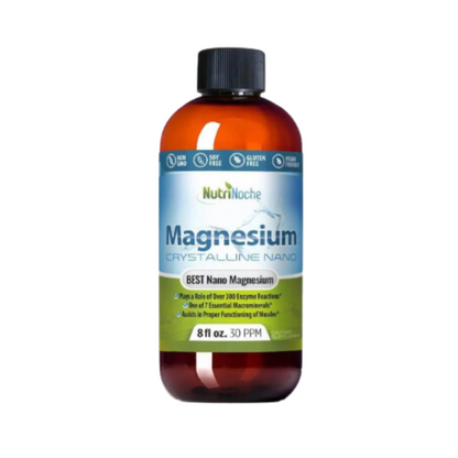 NutriNoche Liquid Magnesium | 99.99% Ultra Pure Crystalline Nano Magnesium Particles