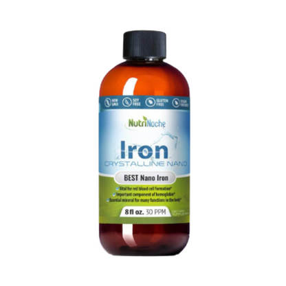 NutriNoche Liquid Iron | 99.99% Ultra Pure Crystalline Nano Iron Particles