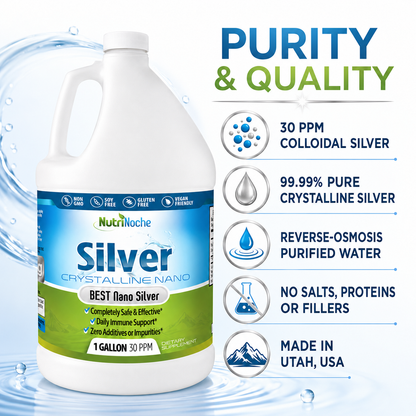Colloidal Silver Supplement – Ultra-Pure | NutriNoche