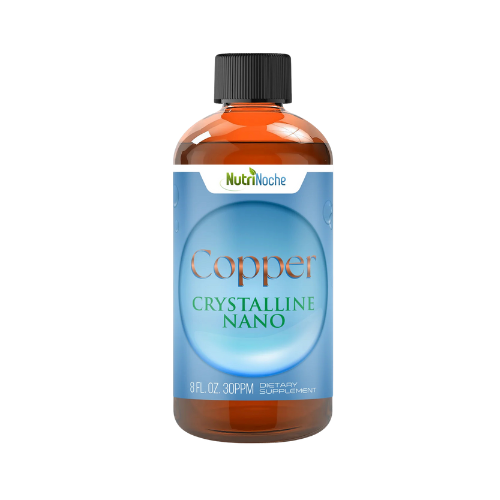 NutriNoche Colloidal Copper | 99.99% Ultra Pure Crystalline Nano Copper Particles