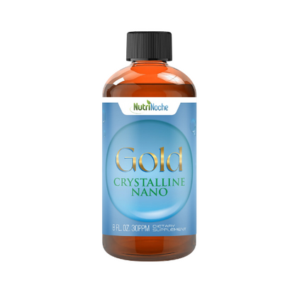 NutriNoche Colloidal Gold | 99.99% Ultra Pure Crystalline Nano Gold Particles