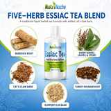 NutriNoche Essiac Tea botanical ingredients breakdown
