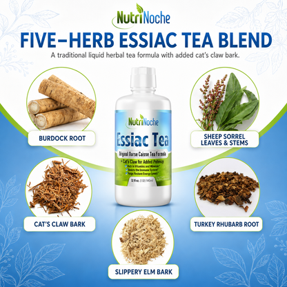 Essiac Tea | NutriNoche 5-Herb Liquid Essiac Tea – Ready to Drink