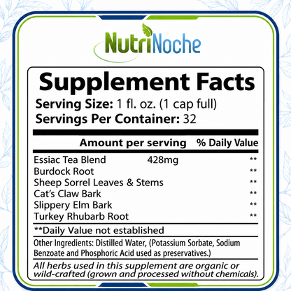 Essiac Tea | NutriNoche 5-Herb Liquid Essiac Tea – Ready to Drink