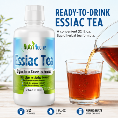 Essiac Tea | NutriNoche 5-Herb Liquid Essiac Tea – Ready to Drink