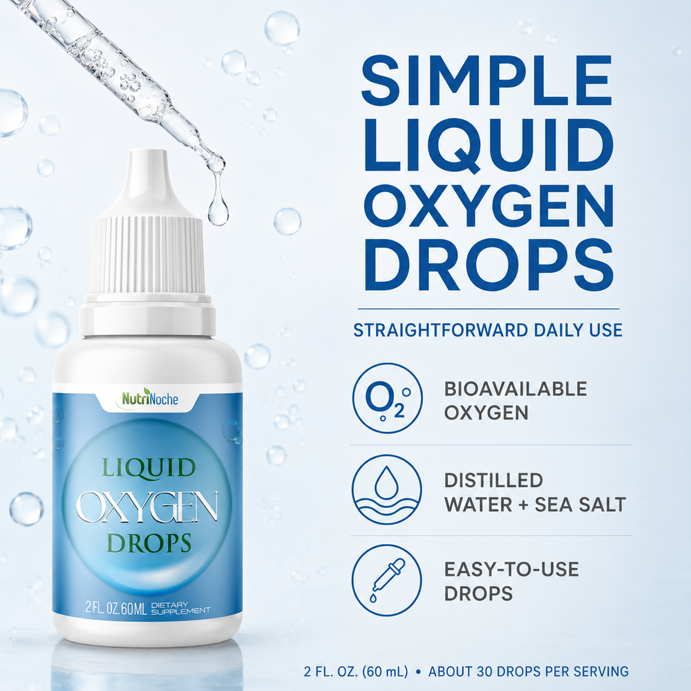 Liquid oxygen drops easy to use NutriNoche