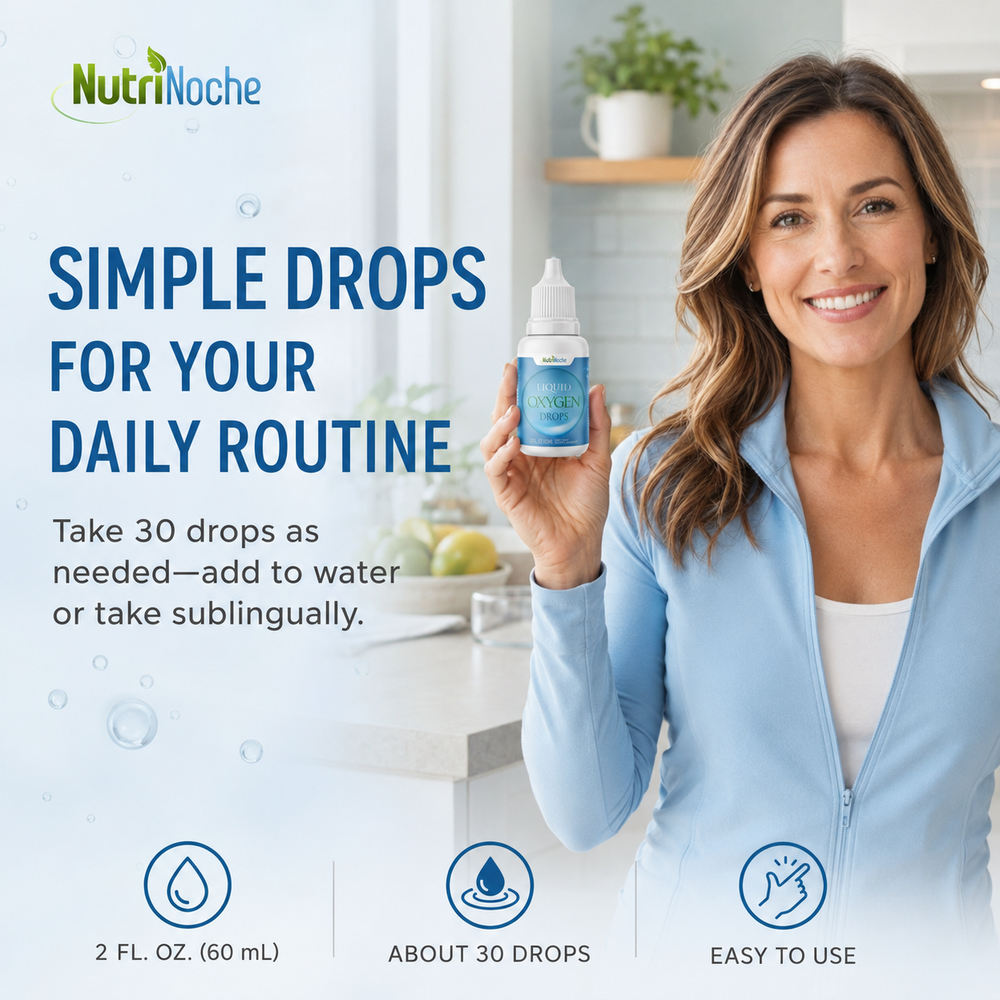 NutriNoche Liquid Oxygen Drops features and benefits