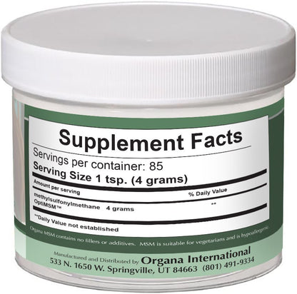 MSM Supplement (Methylsulfonylmethane)| Opti MSM | Fast Dissolving - NutriNoche