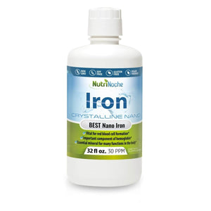 NutriNoche Liquid Iron | 99.99% Ultra Pure Crystalline Nano Iron Particles - NutriNoche