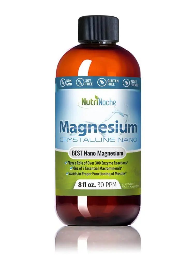 NutriNoche Liquid Magnesium | 99.99% Ultra Pure Crystalline Nano Magnesium Particles - NutriNoche