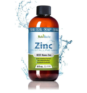 NutriNoche Liquid Zinc | 99.99% Ultra Pure Crystalline Nano Zinc Particles - NutriNoche