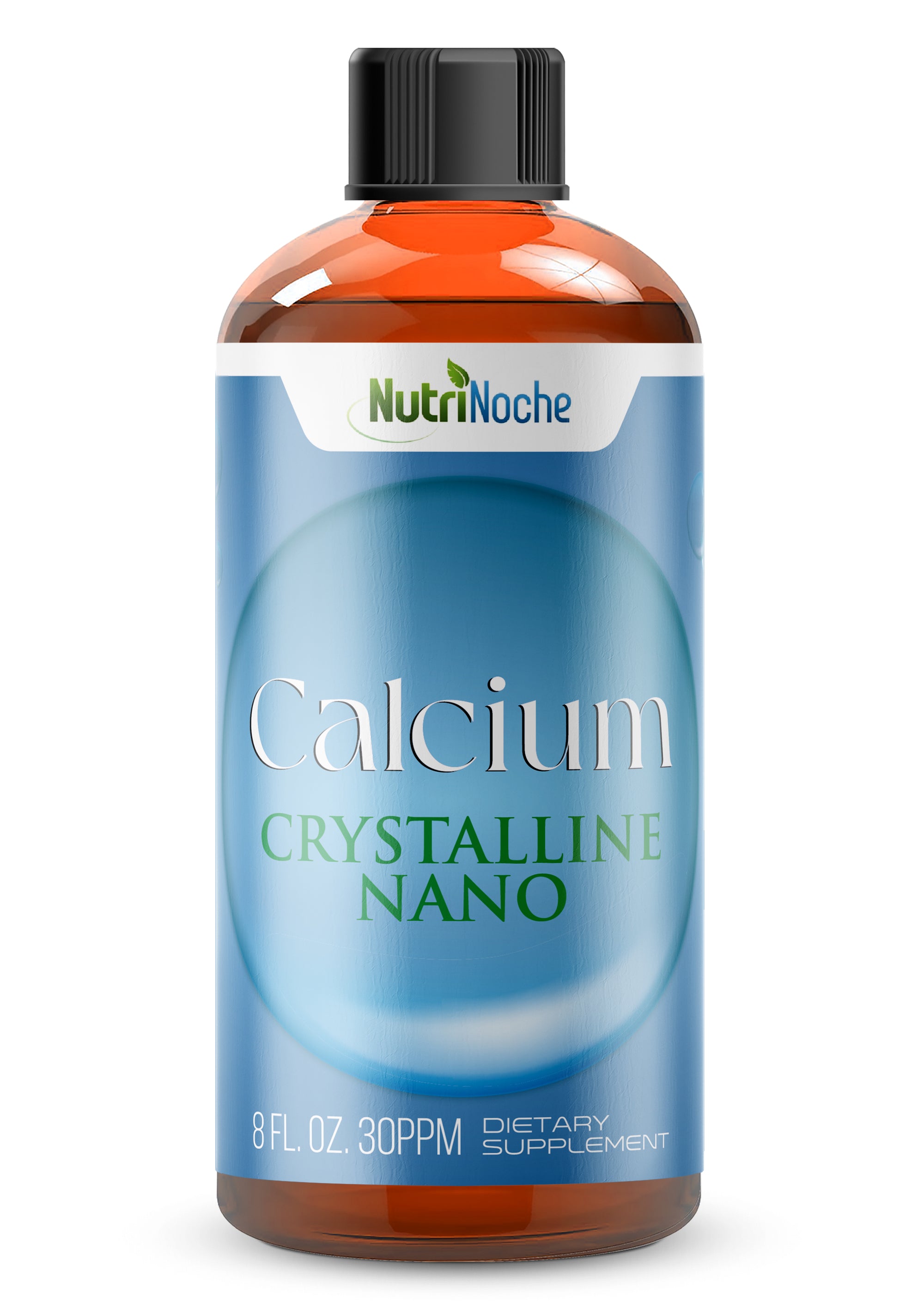 NutriNoche Liquid Calcium | 99.99% Ultra Pure Crystalline Nano Calcium Particles