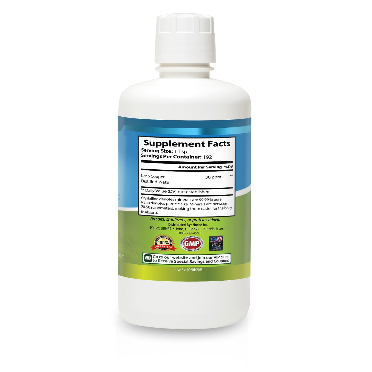 colloidal copper nutrinoche supplement facts 32 oz