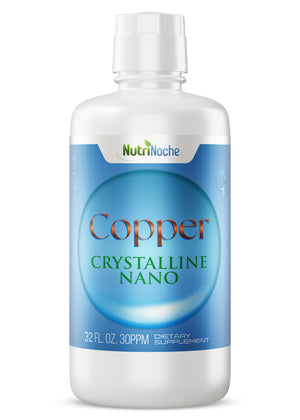 NutriNoche Colloidal Copper | 99.99% Ultra Pure Crystalline Nano Copper Particles