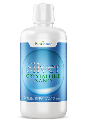 NutriNoche Colloidal Silver | 99.99% Ultra Pure Crystalline Nano Silver Particles