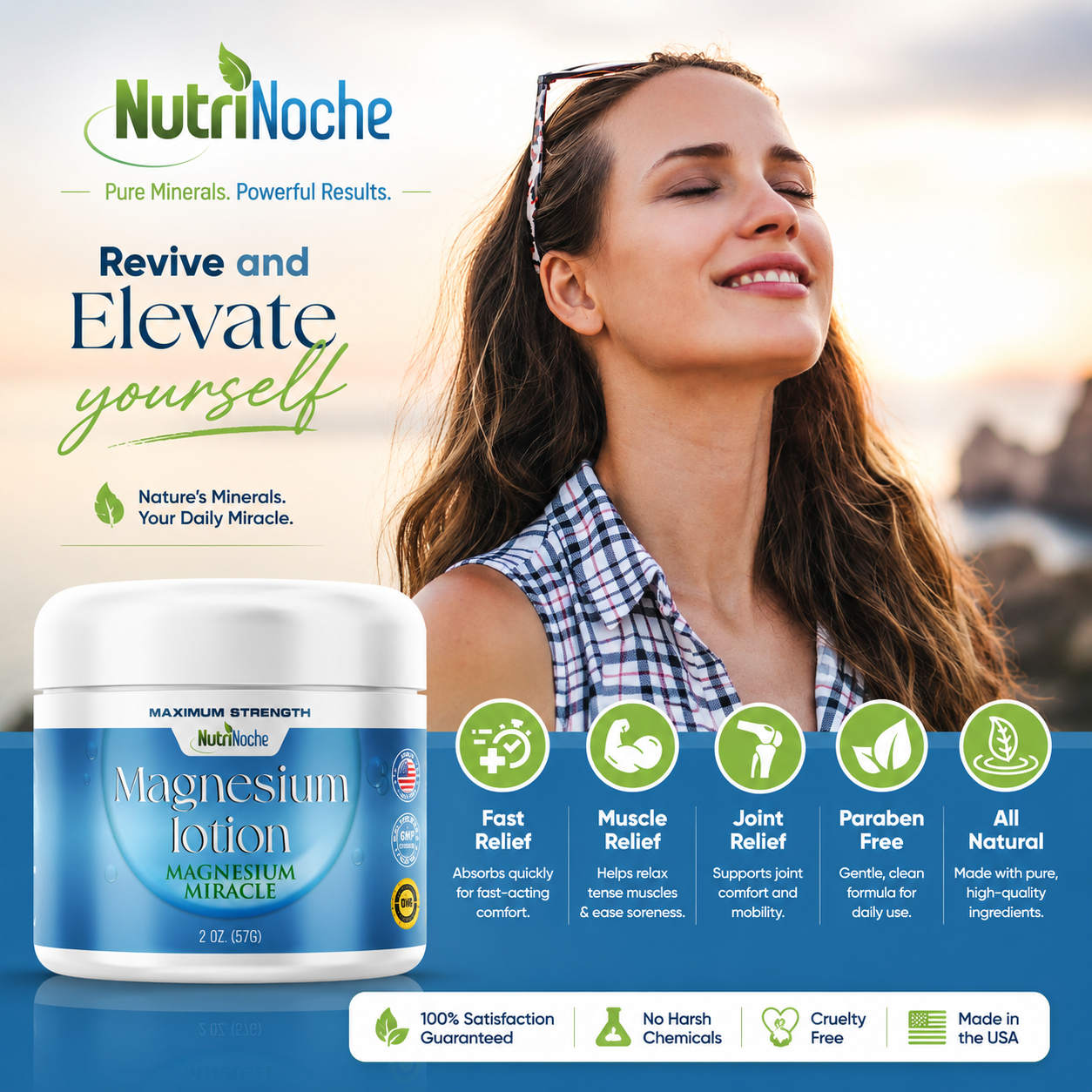Magnesium Lotion by Nutrinoche. "Highly Recommended" Malvin ⭐⭐⭐⭐⭐