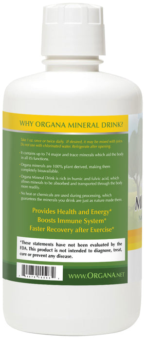 Trace Minerals Supplement | Plant Derived Minerals from Organa