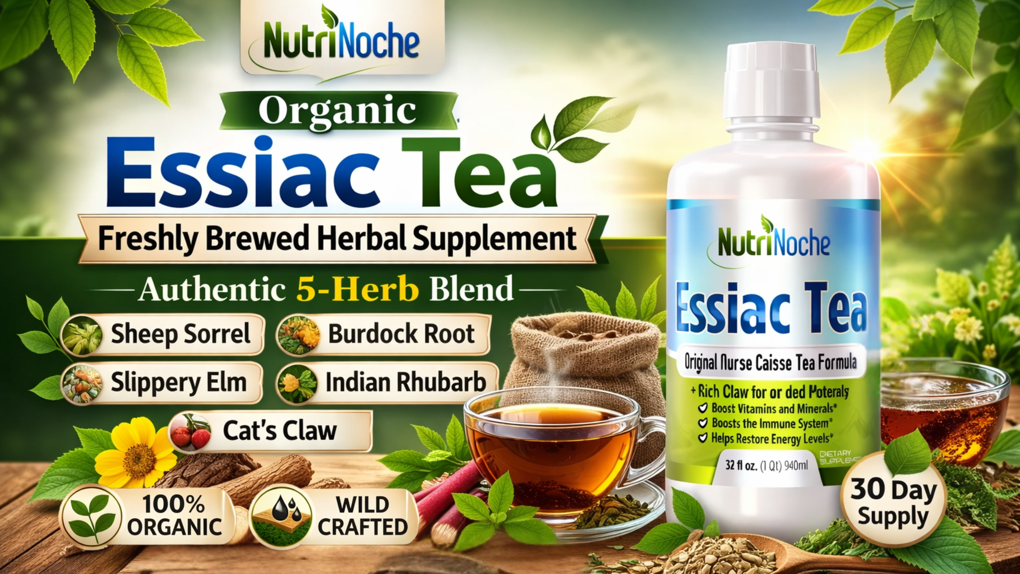 essiac Tea liquid nutrinoche product video