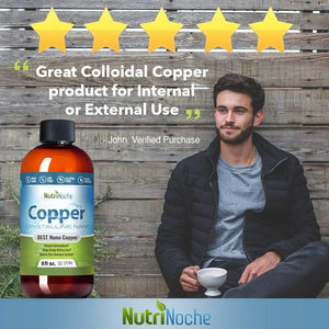 Colloidal Copper | 99.99% Pure Nano Copper Particles from NutriNoche - NutriNoche