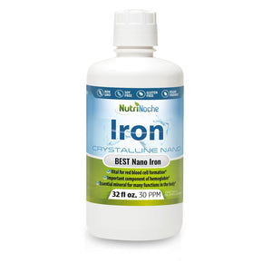 Liquid Iron Supplement | 99.99% Nano Sized Iron Particles | NutriNoche - NutriNoche
